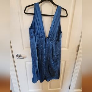 Obakki Blue Silk Dress size 12